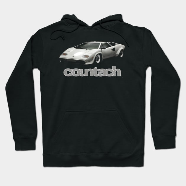 new countach Hoodie by retroracing